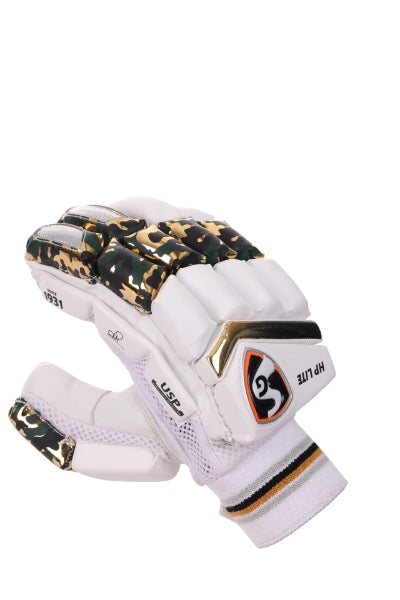 SG HP Lite Youth Left Hand Batting Glove Backhand View