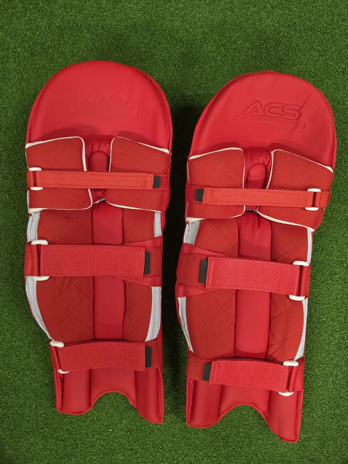 ACS Player Edition Leg Guard Batting Pads – Red - Avaiable for RHB & LHB