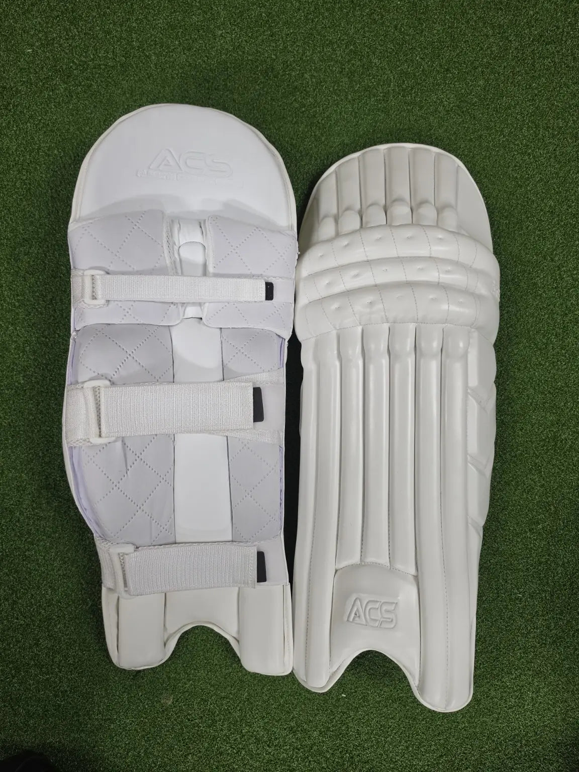 ACS Player Edition Leg Guard Batting Pads – White - Avaiable for RHB & LHB