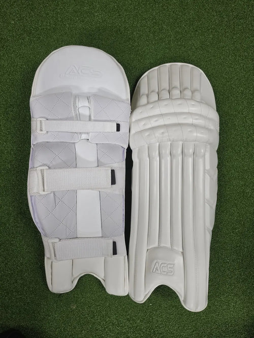 ACS Player Edition Leg Guard Batting Pads – White - Avaiable for RHB & LHB