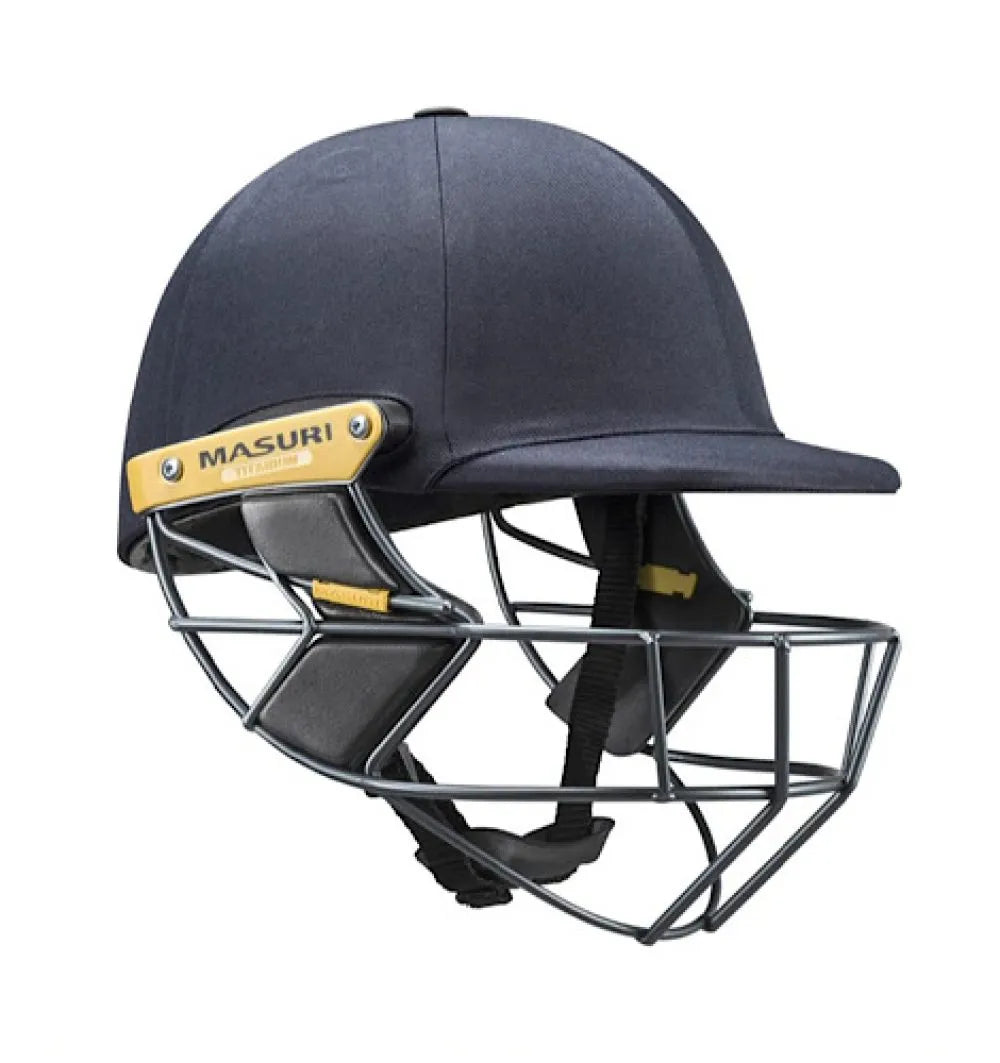 Masuri T Line Titanium cricket helmet for superior safety, available at albertacricketstore.com.