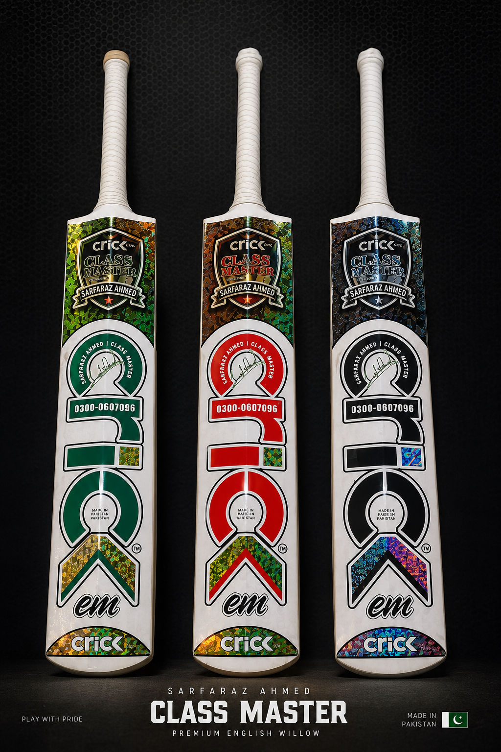 EM Class Master Tape Ball Cricket Bat