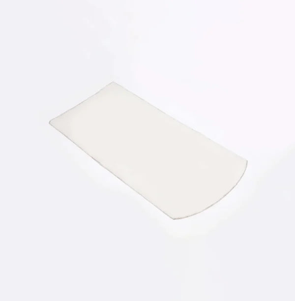Clear protective sheet of SG Supreme Protection face tape for a cricket bat displayed on a white background.