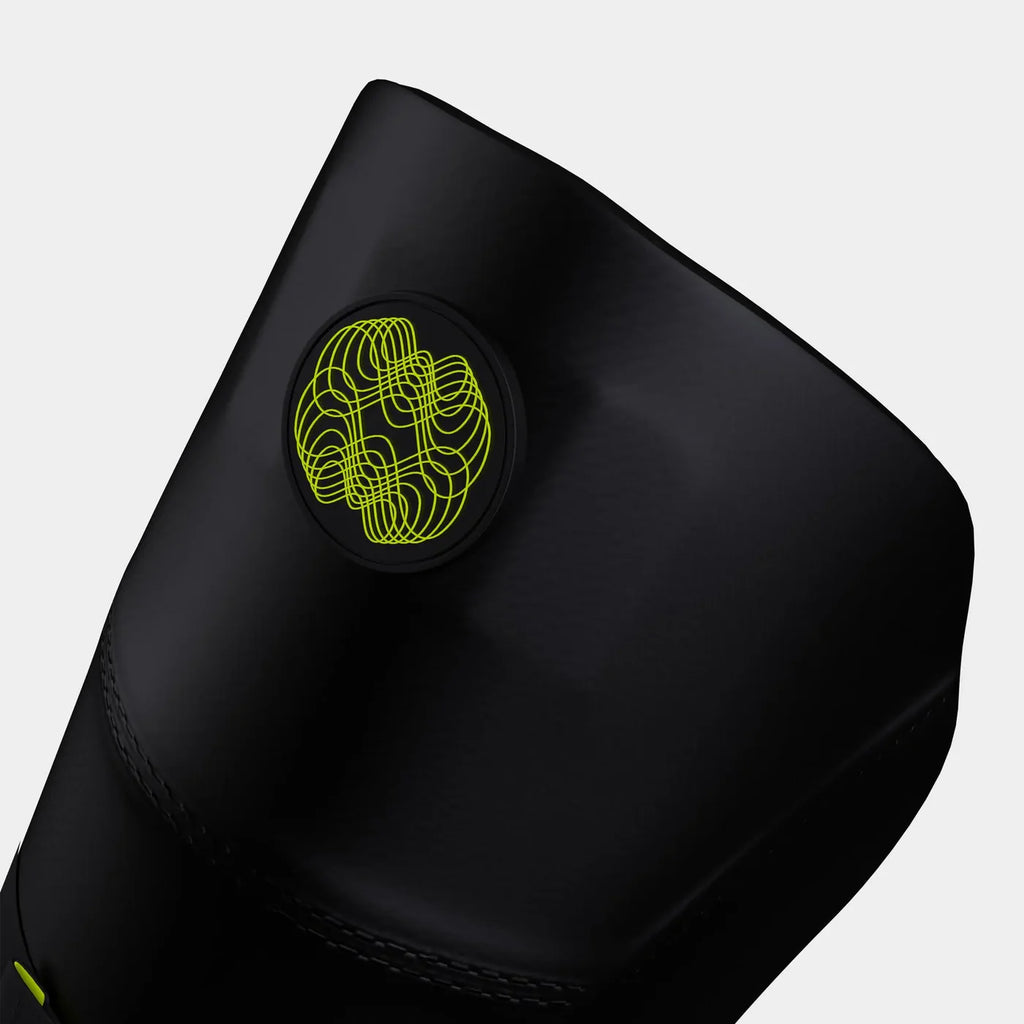 Moonwalkr Keeping Shin Guards side profile fit on leg at Alberta Cricket Store