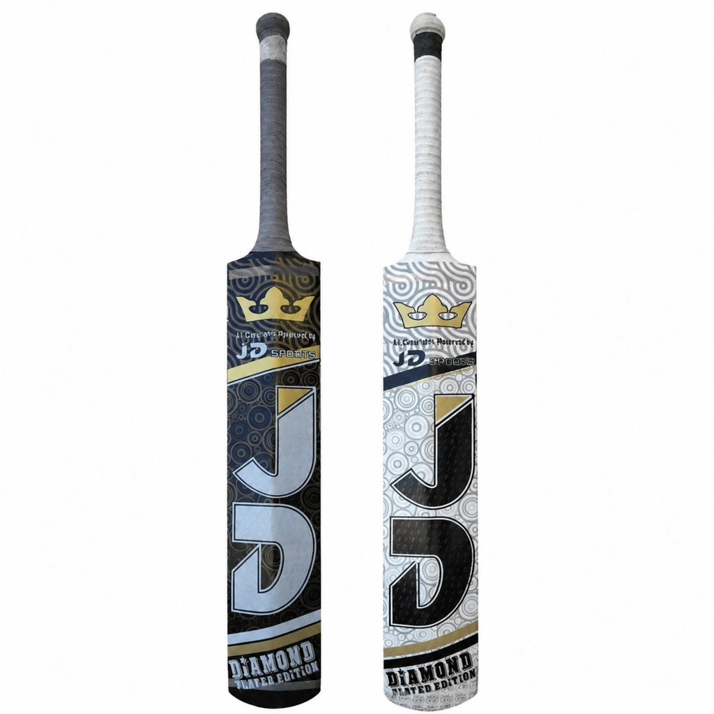 JD Diamond Tape Ball Cricket Bat