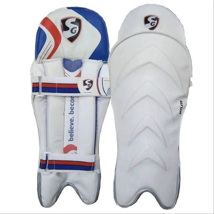 SG Nylite Cricket Wicket keeping Legguard (Wicket keeping Pad)black /blue