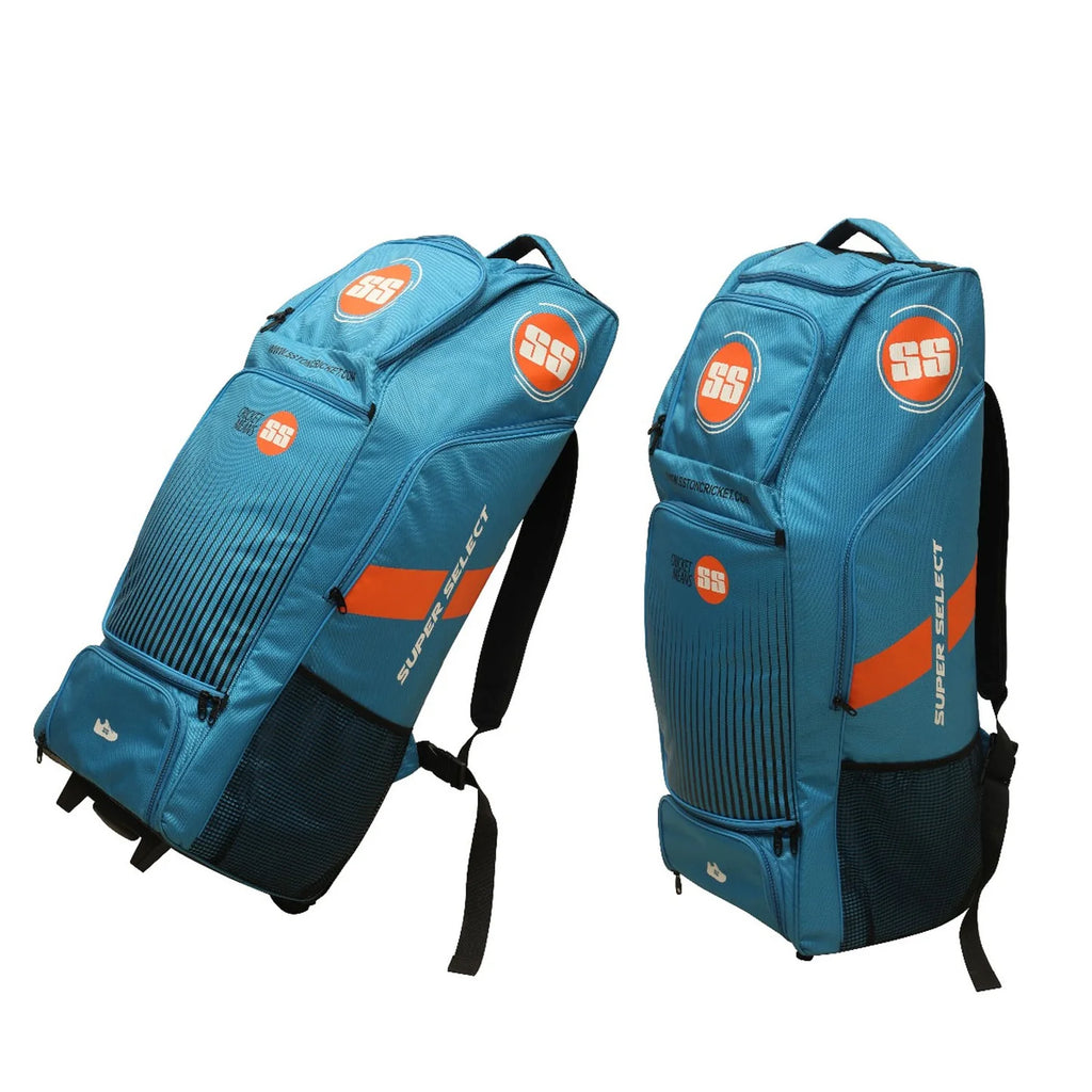 SS Super Select Duffle Cricket Kit Bag, Sky Blue (2026)