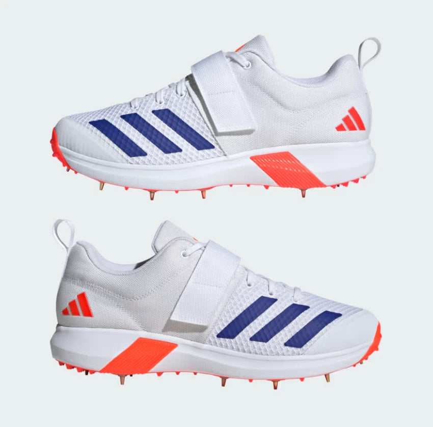 Original retail box packaging with Adidas Adipower Vector 2.0 Cricket Shoes inside - Alberta Cricket Store