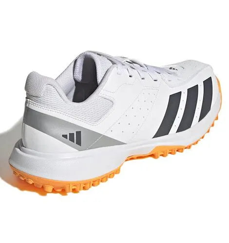 Adidas Howzat Spikeless Cricket Shoe single side profile view at Alberta Cricket Store Canada