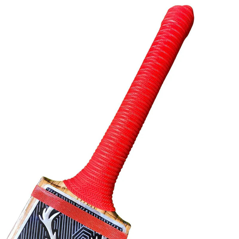 Bandook Kwe Burn Hard Tennis Kashmir Willow Cricket Bat - Short Handle (SH) - Side View