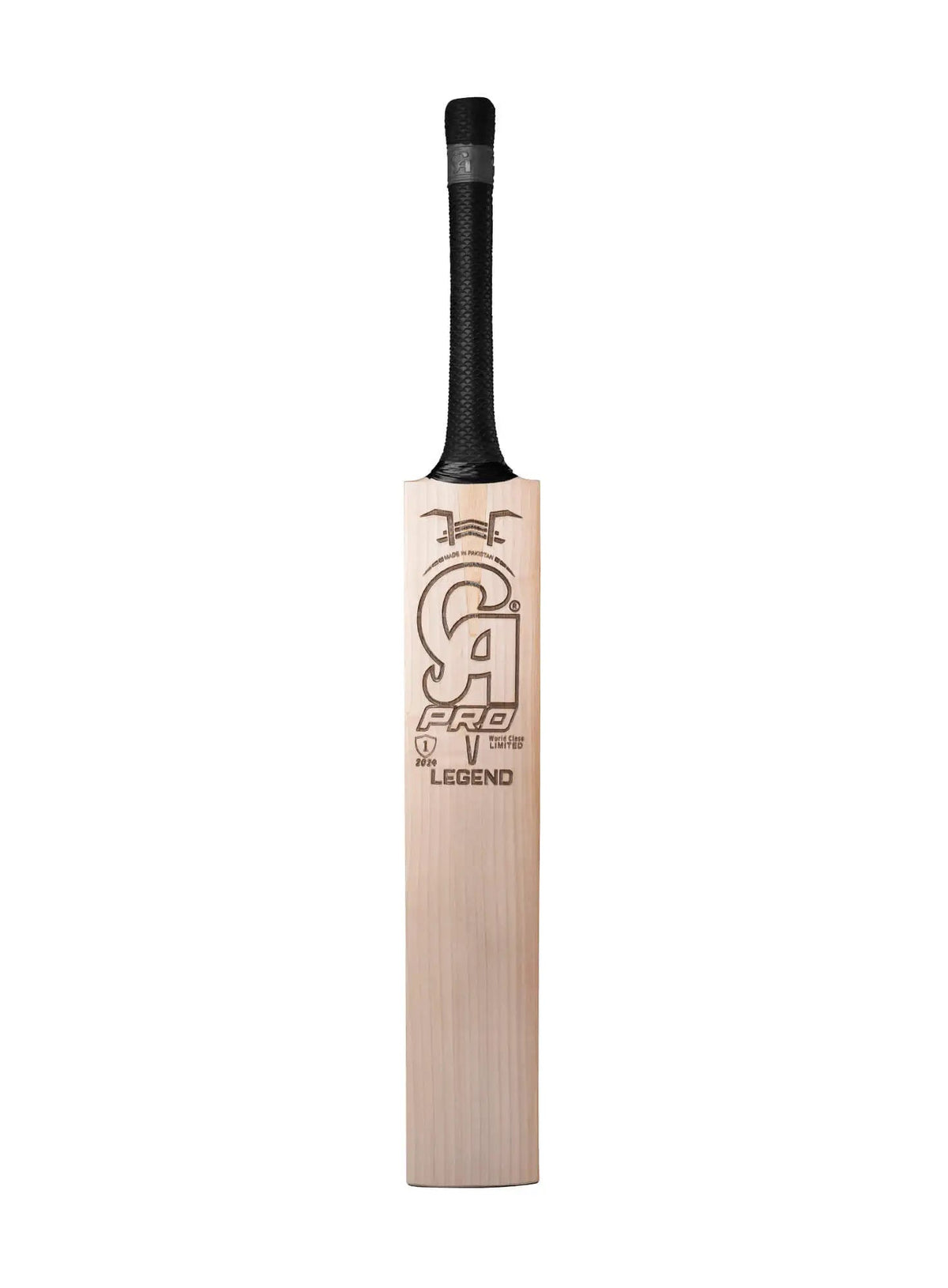 CA Pro Legend English Willow Cricket Bat - Short Handle (SH) - Front View