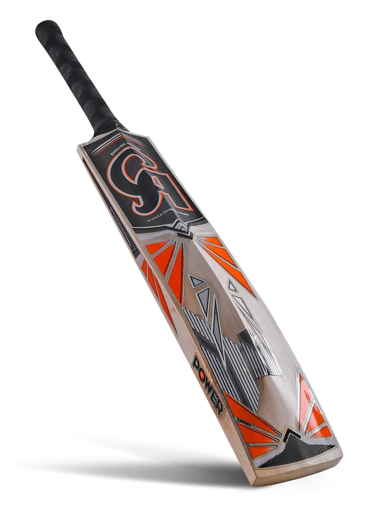 CA Pro Power English Willow Cricket Bat - Short Handle (SH) - Back View