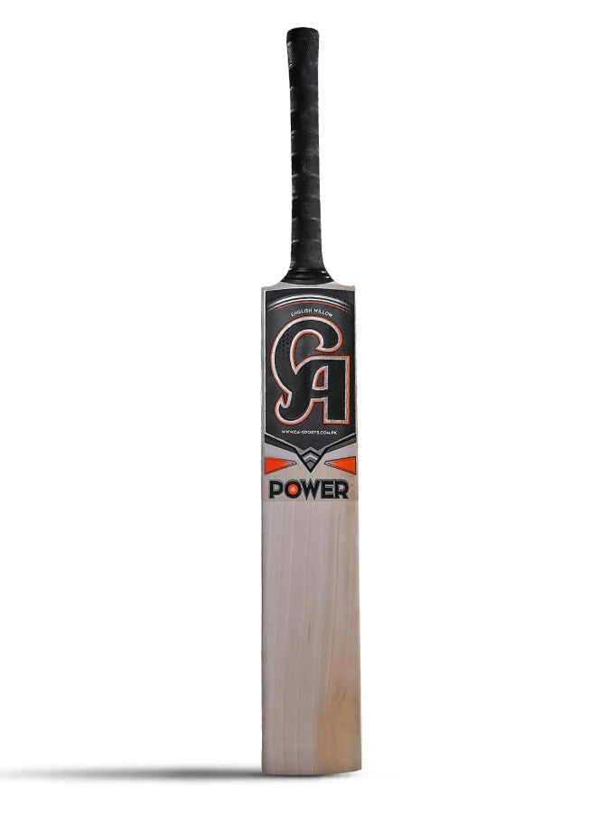 CA Pro Power English Willow Cricket Bat - Short Handle (SH) - Front View