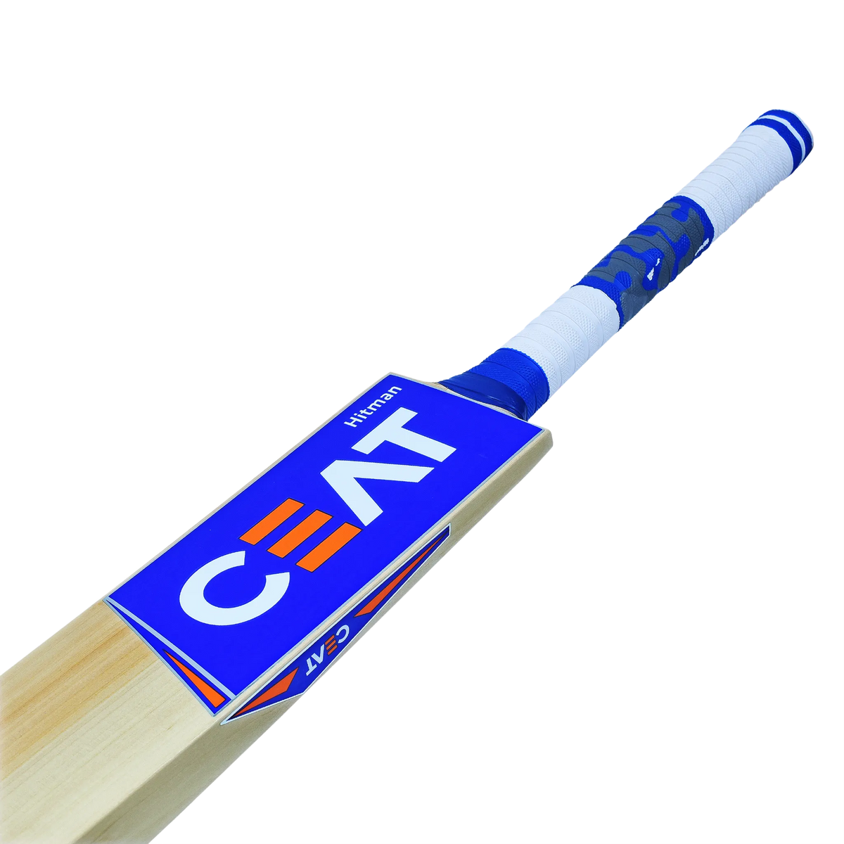 CEAT Hitman Kashmir Willow Cricket Bat - Short Handle (SH) - Back View