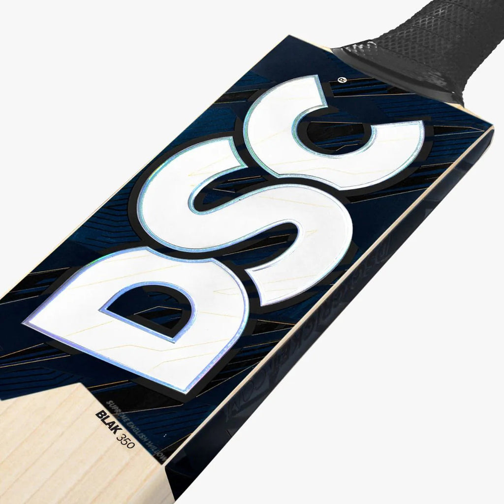 DSC Blak 350 Top Quality English Willow Cricket Bat - Short Handle (SH) - Side View