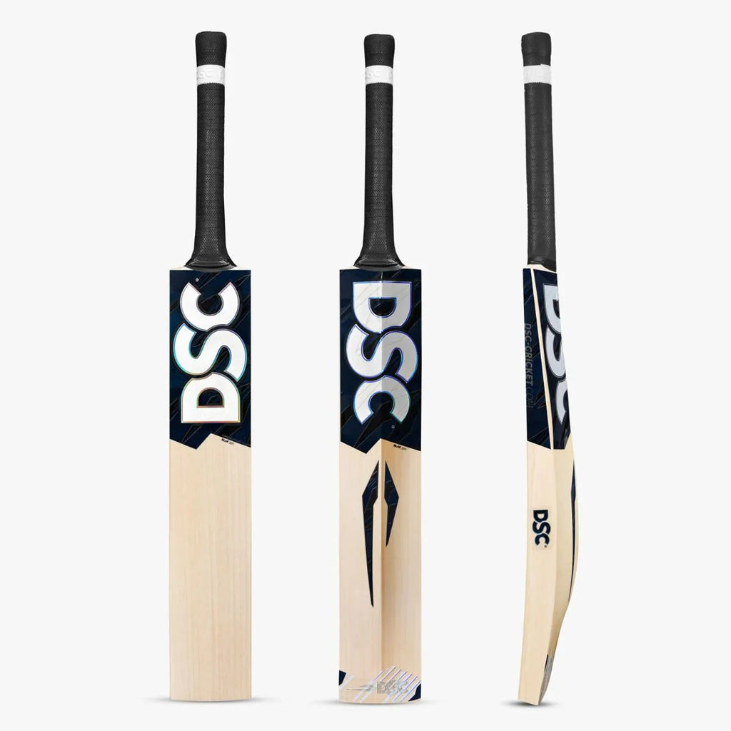 DSC Blak 500 English Willow Cricket Bat - Short Handle (SH) - Front View
