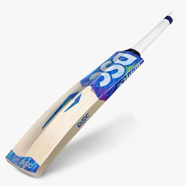 DSC Blu 300 English Willow Cricket Bat - Short Handle (SH) - Front View