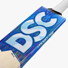 DSC Blu 300 English Willow Cricket Bat - Short Handle (SH) - Side View