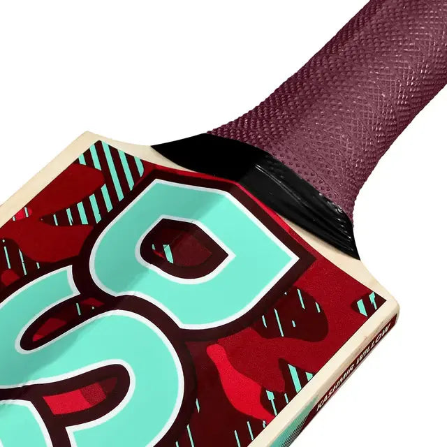 DSC Fire Tennis Dominating Strokes Kashmir Willow Cricket Bat - Short Handle (SH) - Side View