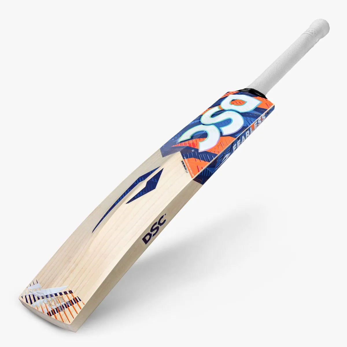 DSC Krunch 1 0 English Willow Cricket Bat - Short Handle (SH) - Back View