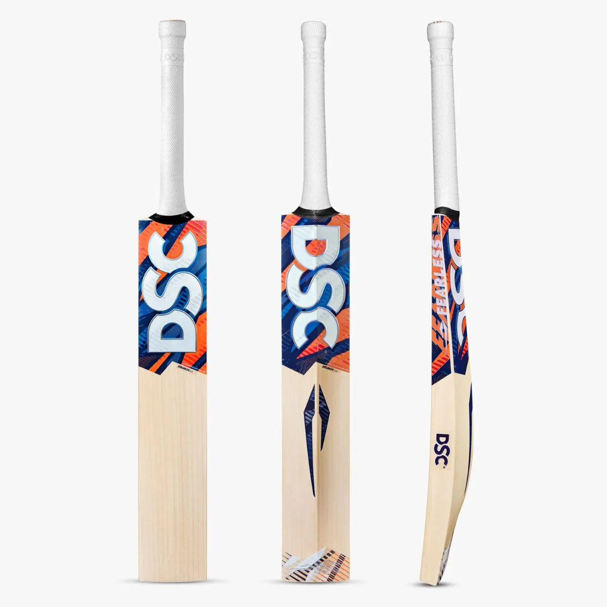 DSC Krunch 1 0 English Willow Cricket Bat - Short Handle (SH) - Front View