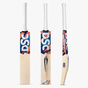 DSC Krunch 3 0 L English Willow Cricket Bat - Short Handle (SH) - Back View