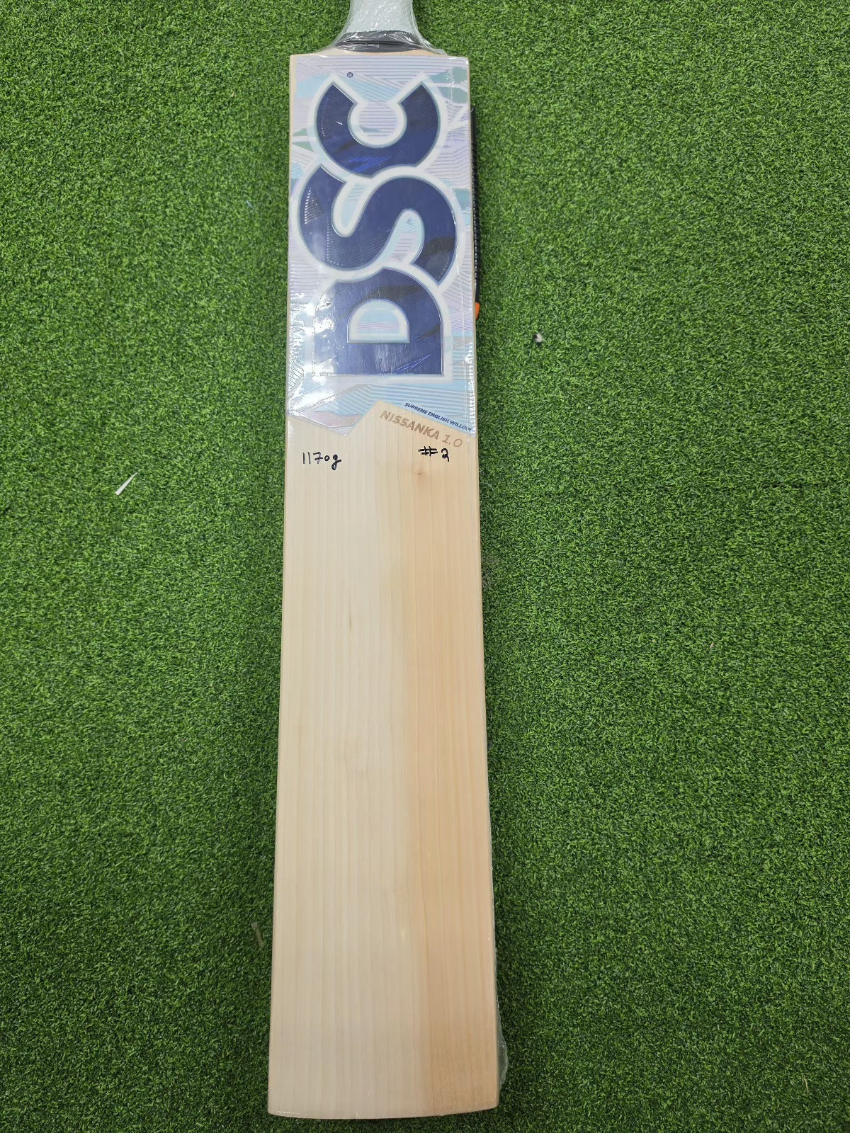DSC Nissanka 1 0 English Willow Cricket Bat - Short Handle (SH) - Front View