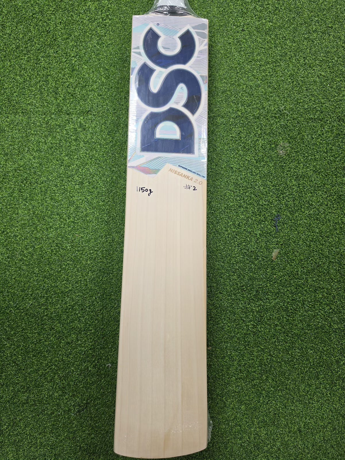 DSC Nissanka 2 0 English Willow Cricket Bat - Short Handle (SH) - Front View