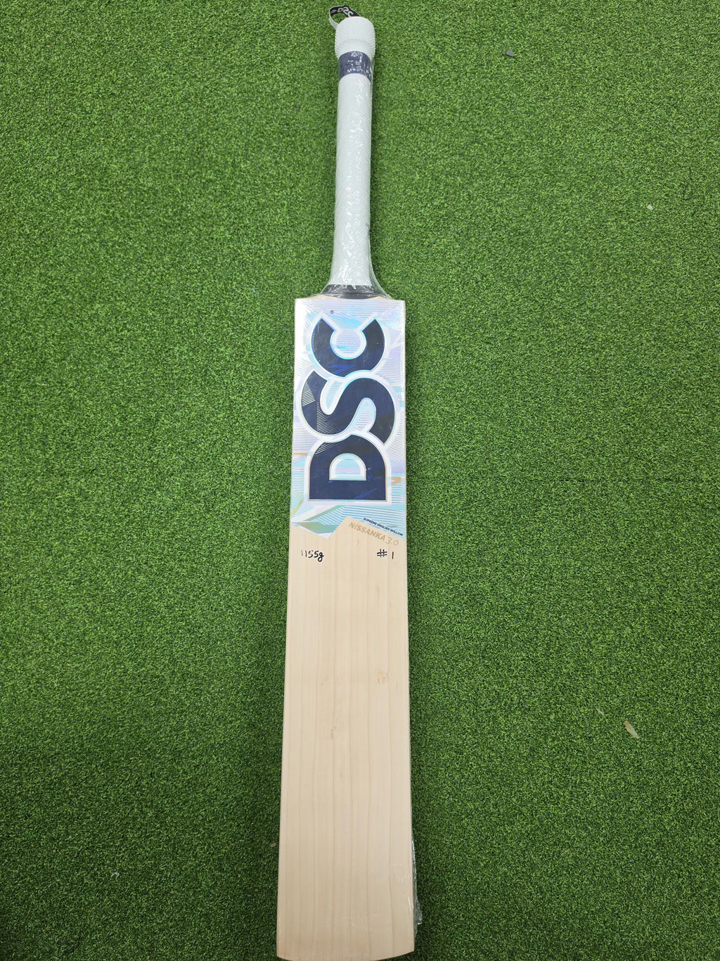 DSC Nissanka 3 0 English Willow Cricket Bat - Short Handle (SH) - Back View