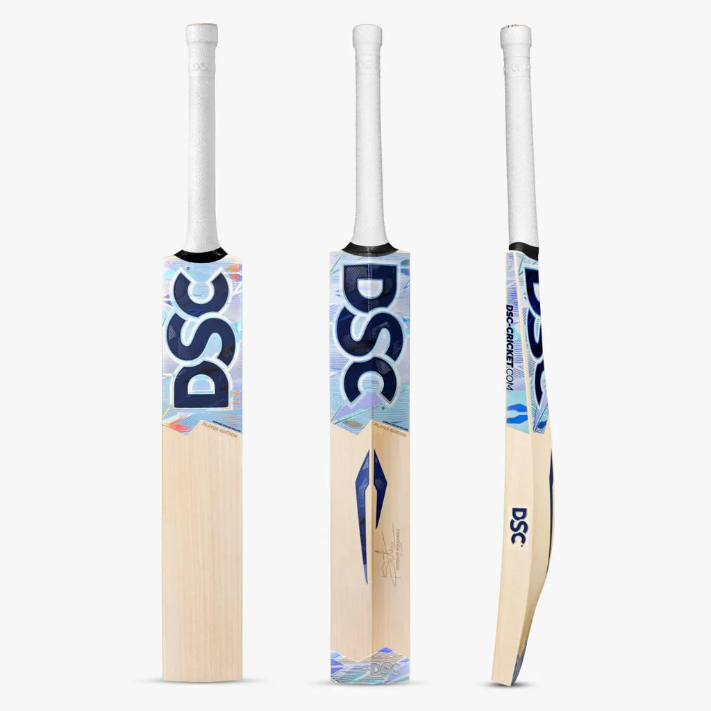 DSC Pathum Nissanka As English Willow Cricket Bat - Short Handle (SH) - Front View