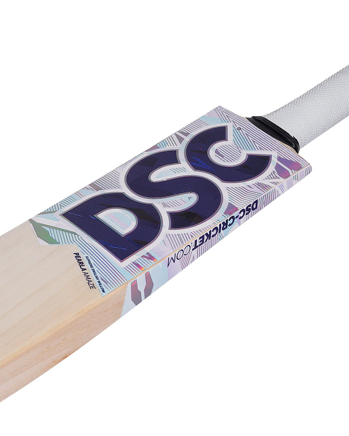 DSC Pearla Amaze English Willow Cricket Bat - Short Handle (SH) - Back View
