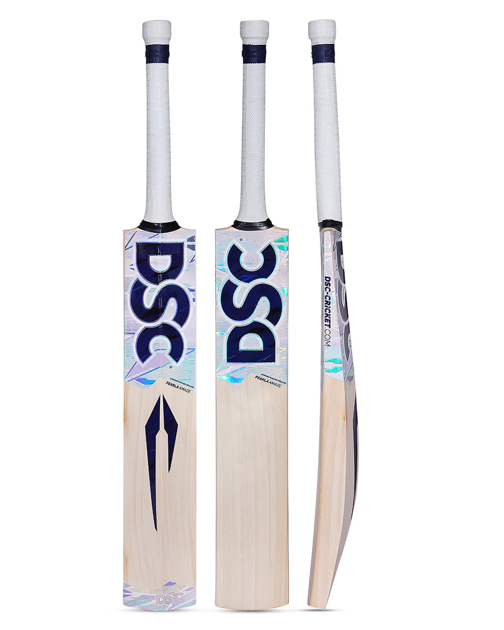 DSC Pearla Amaze English Willow Cricket Bat - Short Handle (SH) - Front View