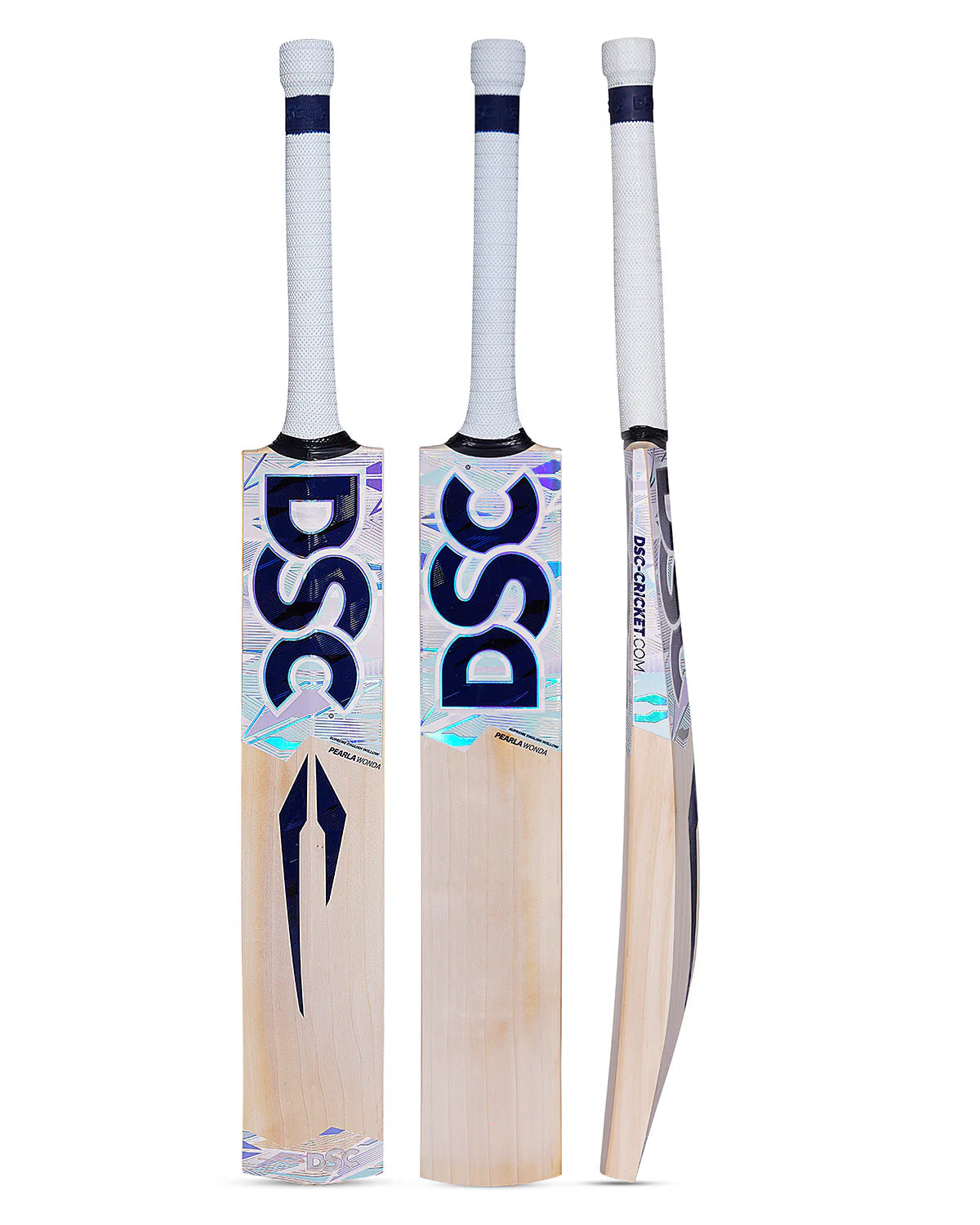 DSC Pearla Wonda English Willow Cricket Bat - Short Handle (SH) - Front View