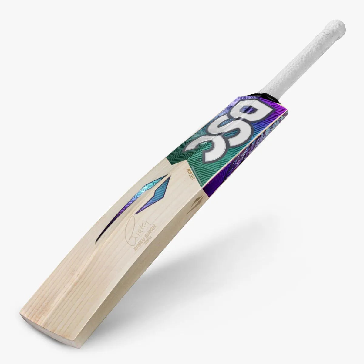 DSC Rs 35 God S Plan English Willow Cricket Bat - Short Handle (SH) - Back View