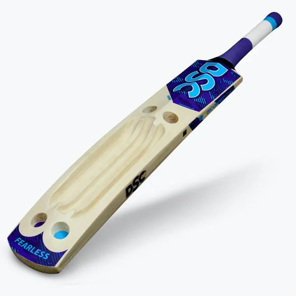DSC Trizone Tennis 34 Length Kashmir Willow Cricket Bat - Short Handle (SH) - Back View