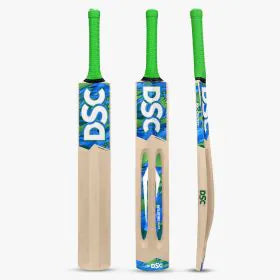 DSC Wildfire Flame Tennis 34 Length Kashmir Willow Cricket Bat - Short Handle (SH) - Front View