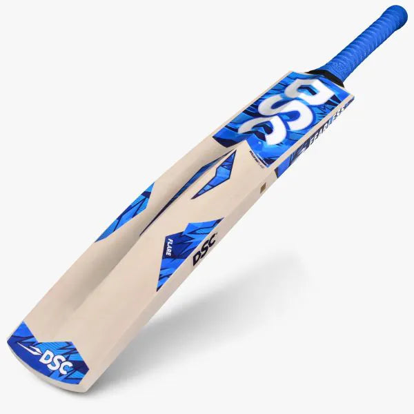 DSC Wildfire Flare Tennis 34 Length Kashmir Willow Cricket Bat - Short Handle (SH) - Front View
