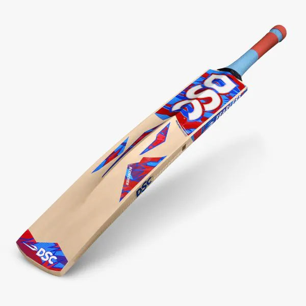 DSC Wildfire Scorcher Tennis 34 Length Kashmir Willow Cricket Bat - Short Handle (SH) - Side View