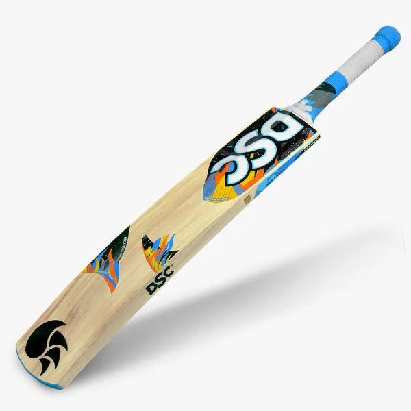 DSC Wildfire Sparx Tennis 34 Length Kashmir Willow Cricket Bat - Long Blade (LB) - Front View