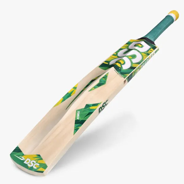 DSC Wildfire Torch Tennis 34 Length Kashmir Willow Cricket Bat - Short Handle (SH) - Back View