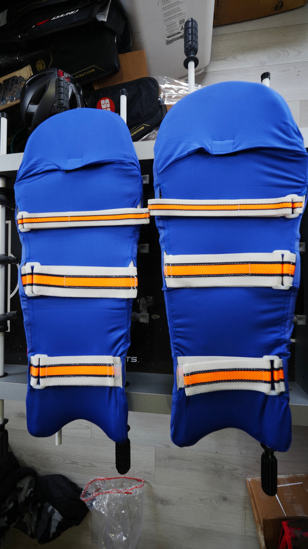 CA-Cricket Batting Pad Clads Senior Leg Guard Shield Covers with embroideried Alberta Cricket store