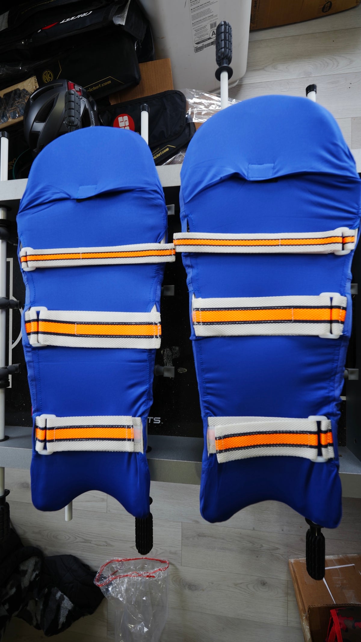 CA-Cricket Batting Pad Clads Senior Leg Guard Shield Covers with embroideried Alberta Cricket store