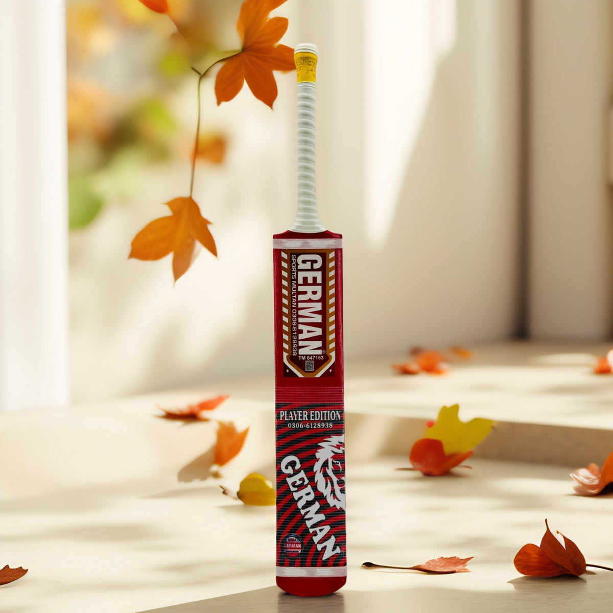 German Sports Player Edition Tape Ball Cricket Bat