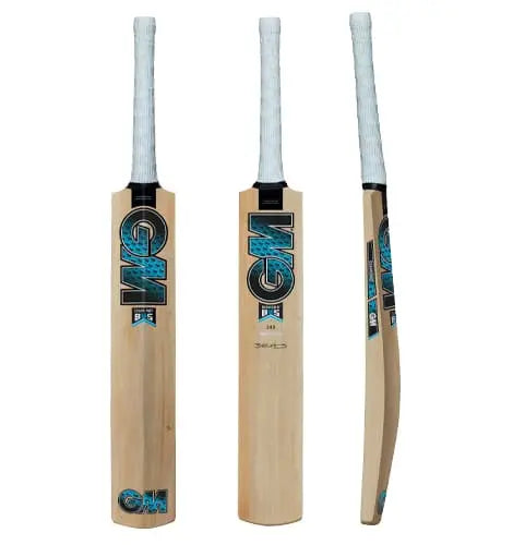 GM Diamond 101 Kashmir Willow Cricket Bat - Short Handle (SH) - Front View