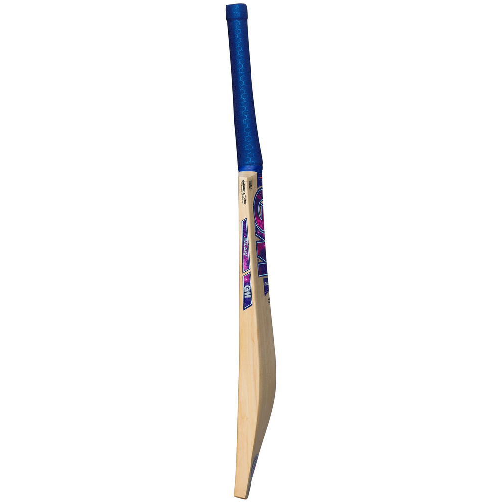 GM Galaxy 808 English Willow Cricket Bat - Short Handle (SH) - Back View