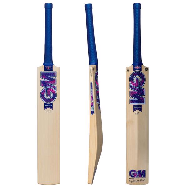 GM Galaxy 909 English Willow Cricket Bat - Short Handle (SH) - Front View