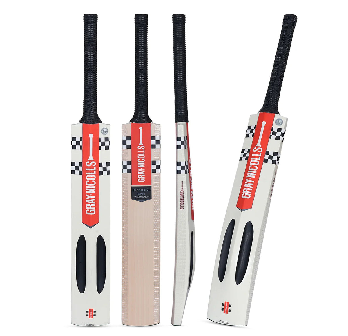 Gray Nicolls Dynadrive Gn1 English Willow Cricket Bat - Short Handle (SH) - Front View