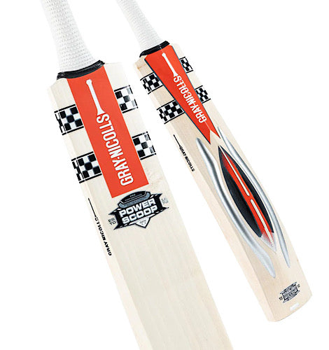 Gray Nicolls Powerscoop 500 English Willow Cricket Bat - Short Handle (SH) - Back View