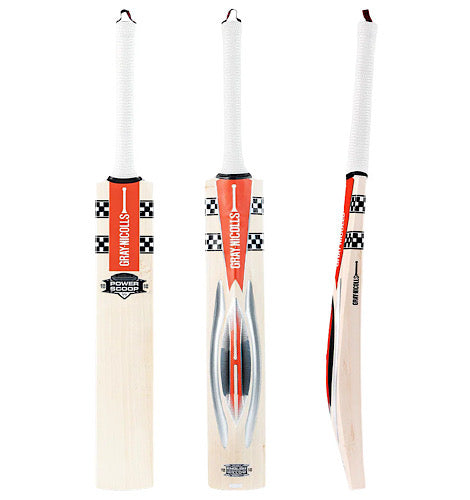 Gray Nicolls Powerscoop Pro English Willow Cricket Bat - Short Handle (SH) - Front View