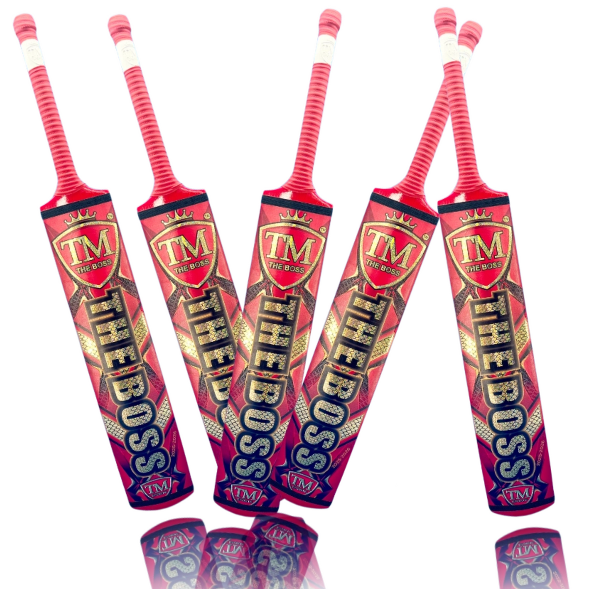 TM The Boss Tape Ball Cricket Bat